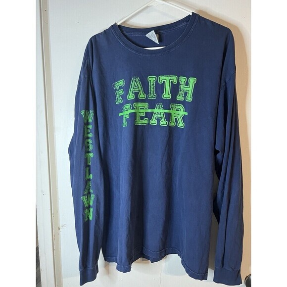 Comfort Colors Faith Over Fear Women’s Xl Christian Jesus Tshirt - Picture 1 of 3
